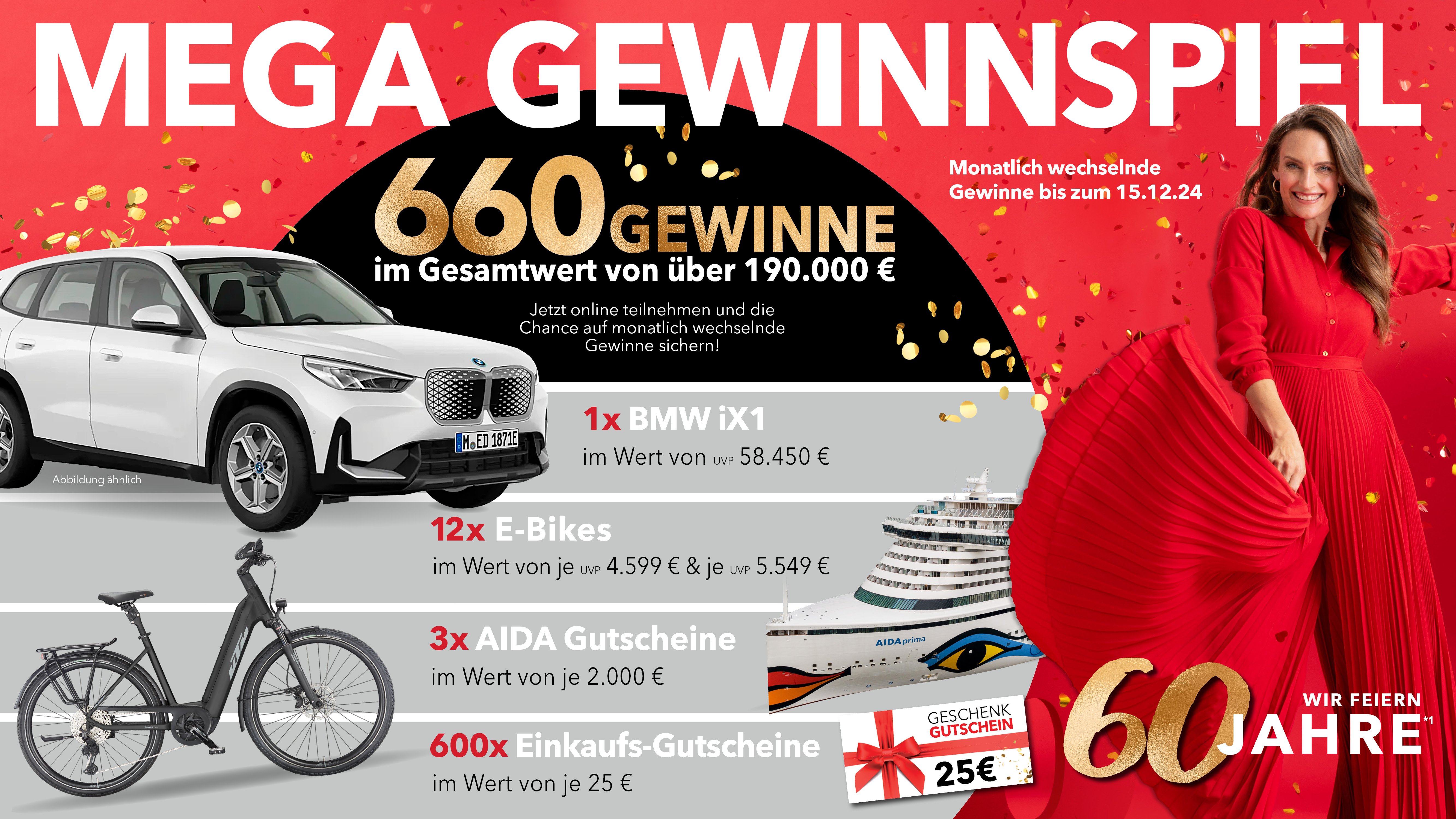 Gewinnspiel 60 Jahre